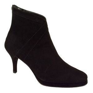 Women's Sarette Suede Heel Ankle Boots Bootie Black 8M